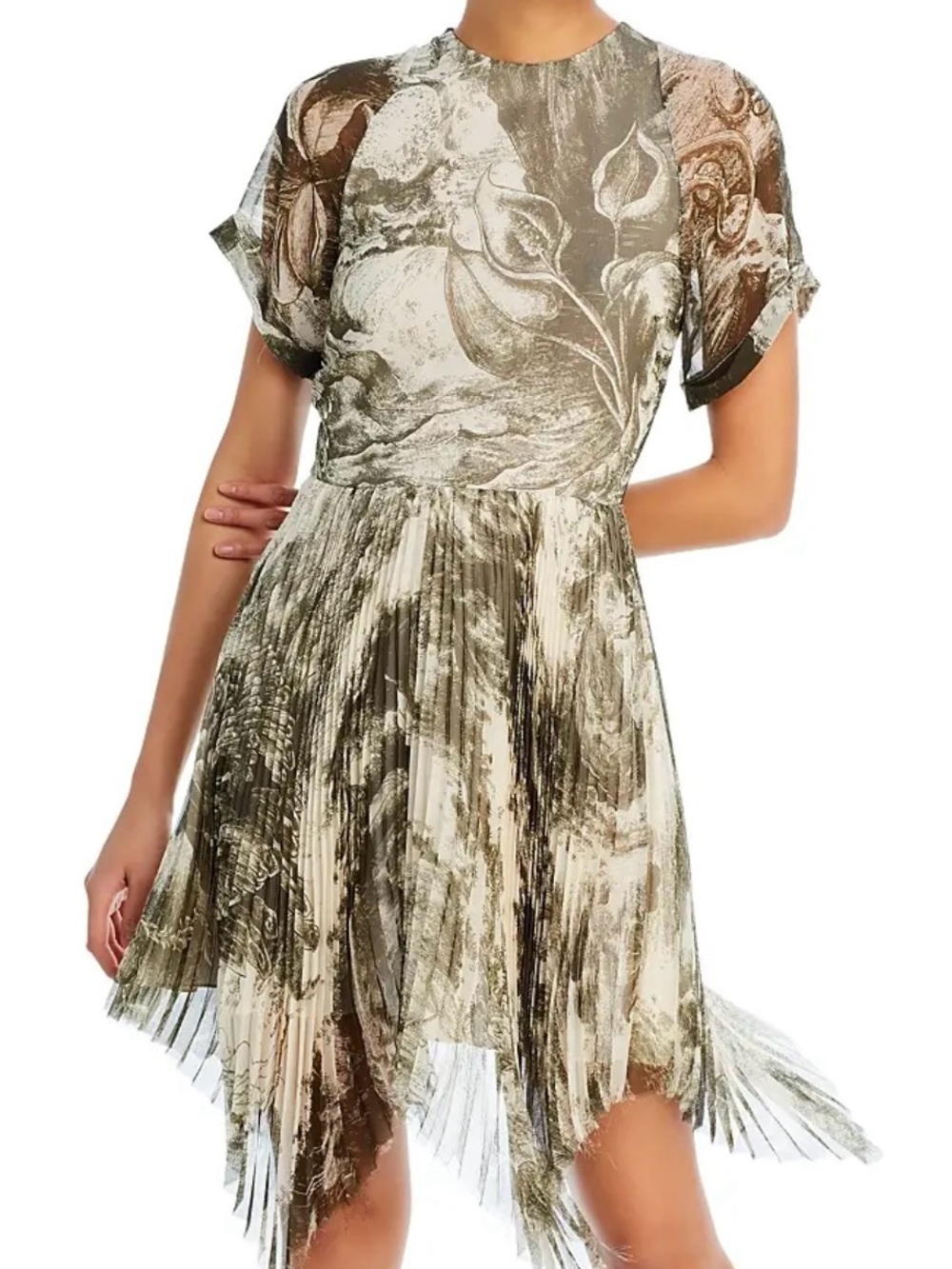 Jason Wu Collection “Oceanscape” Printed Mini Dress